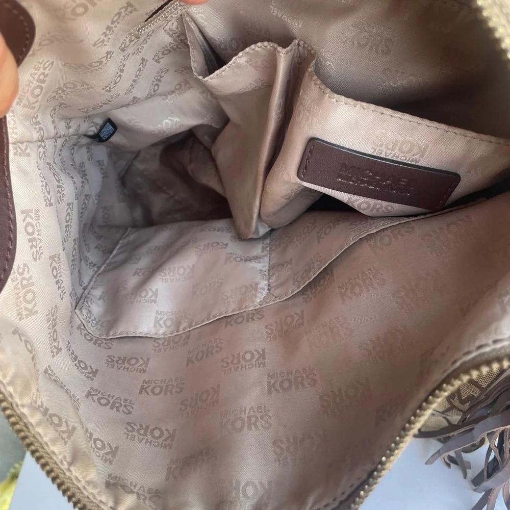 MICHAEL KORS Signature Chain Hobo Shoulder Bag Tote Satchel Fulton Selma Bedford